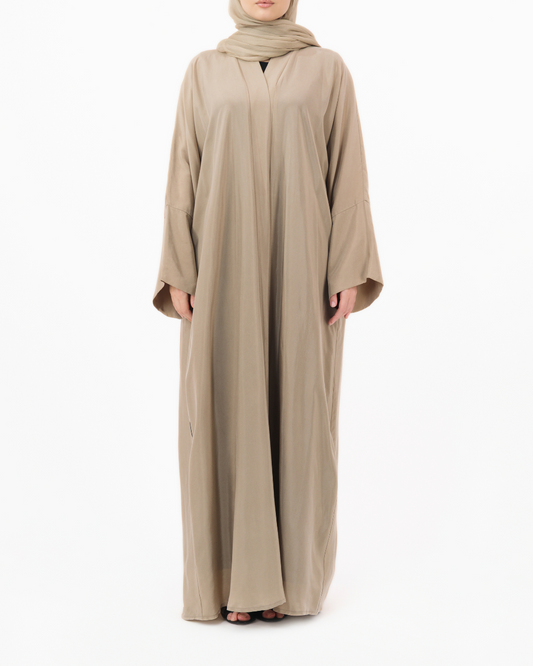 Model wears Silk | Beige