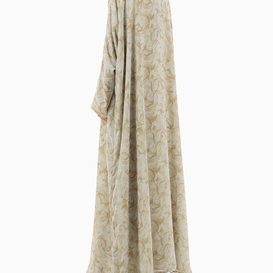 Model wears Abaya | Beige