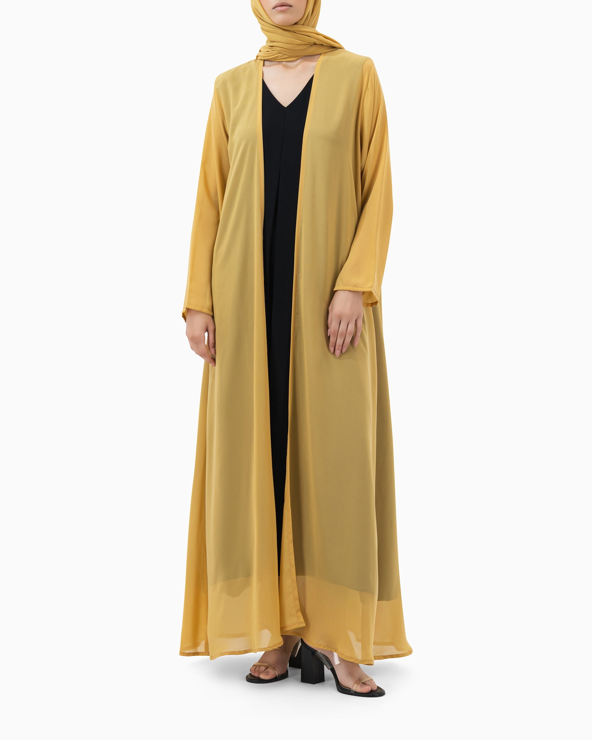 Abaya | Mustard – Elevenish
