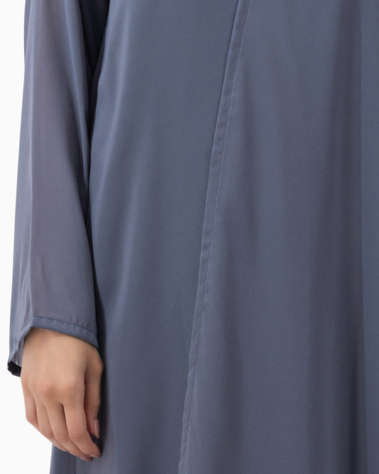Abaya | Greyish Blue