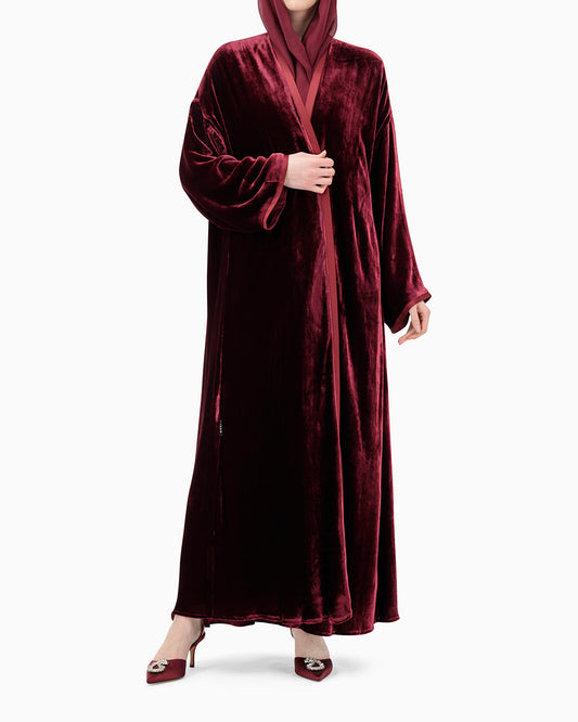 Abaya | Burgundy
