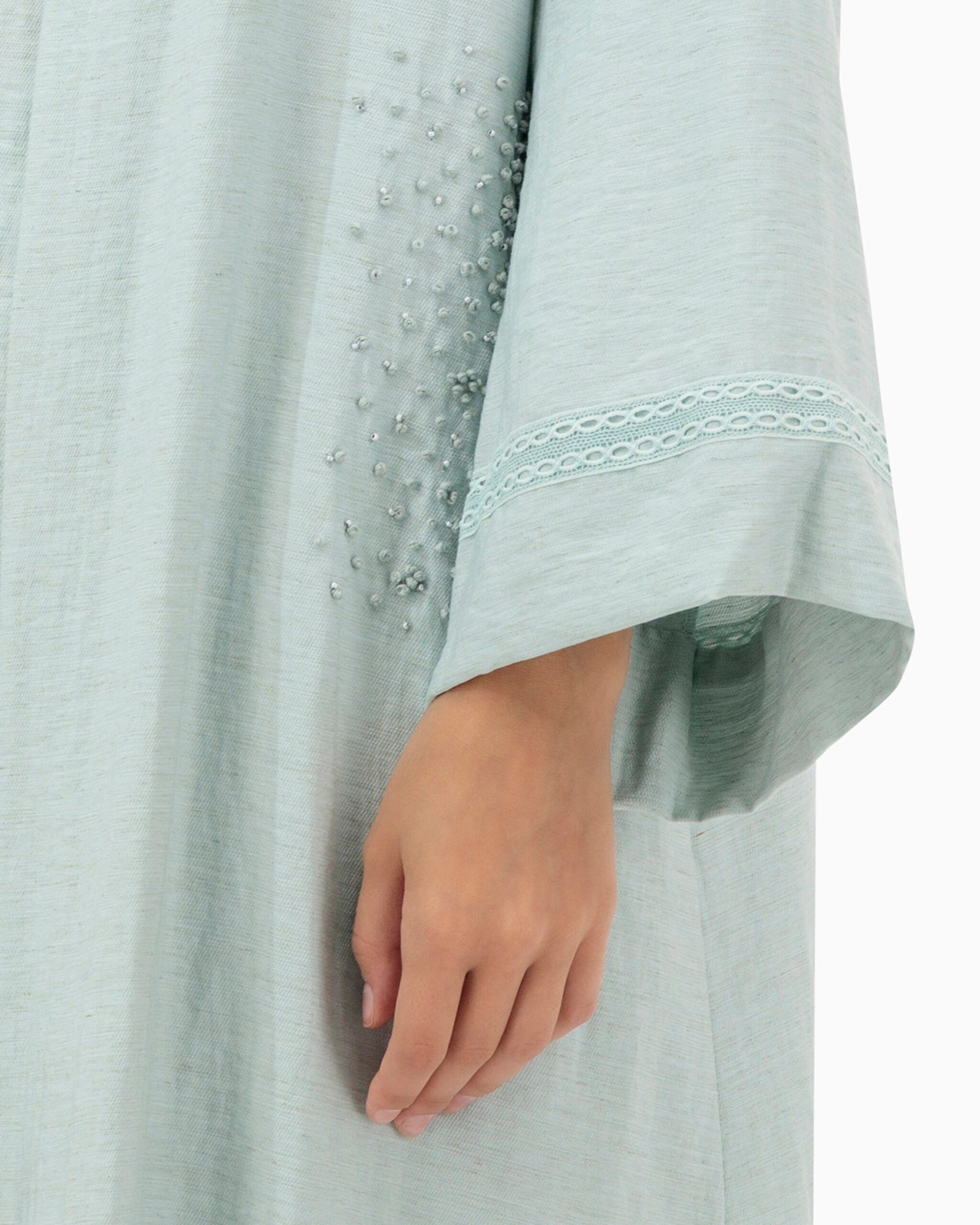 Model wears Co-ord Set | Mint Blue