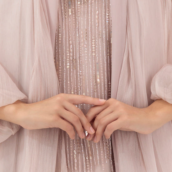 Model wears Tulle Set | Light Pink