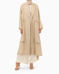 Co-ord Set | Beige and White