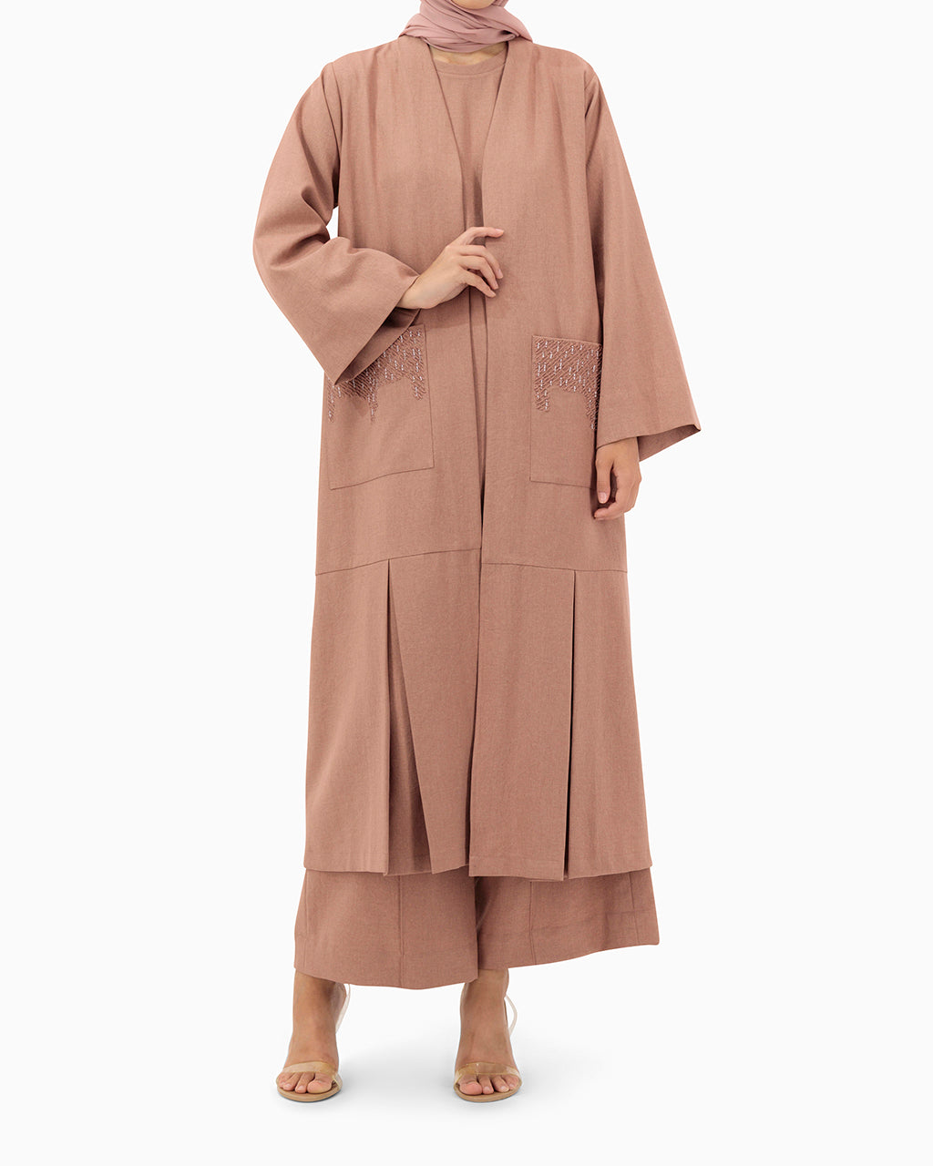 Model wears Co-ord Set | Rosy Pink