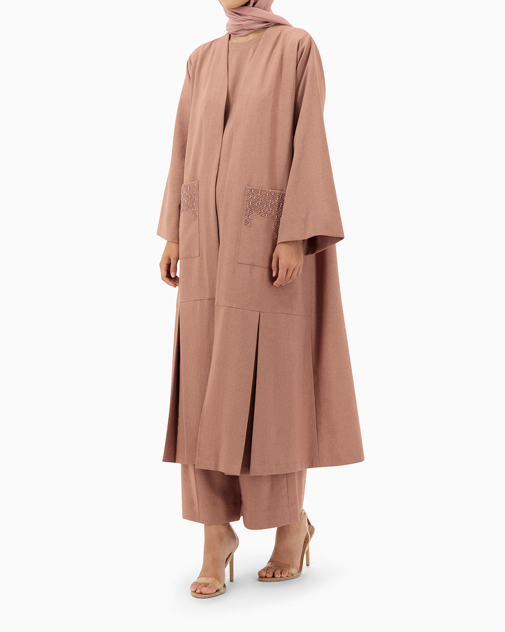 Model wears Co-ord Set | Rosy Pink