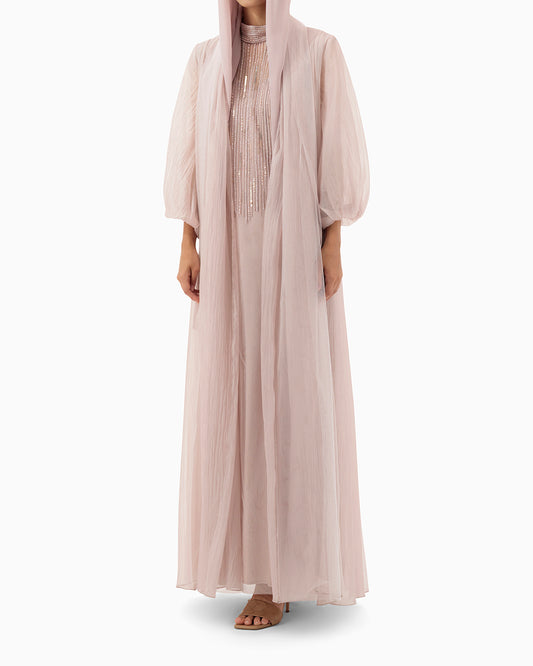 Model wears Tulle Set | Light Pink