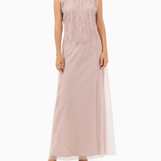 Model wears Tulle Set | Light Pink