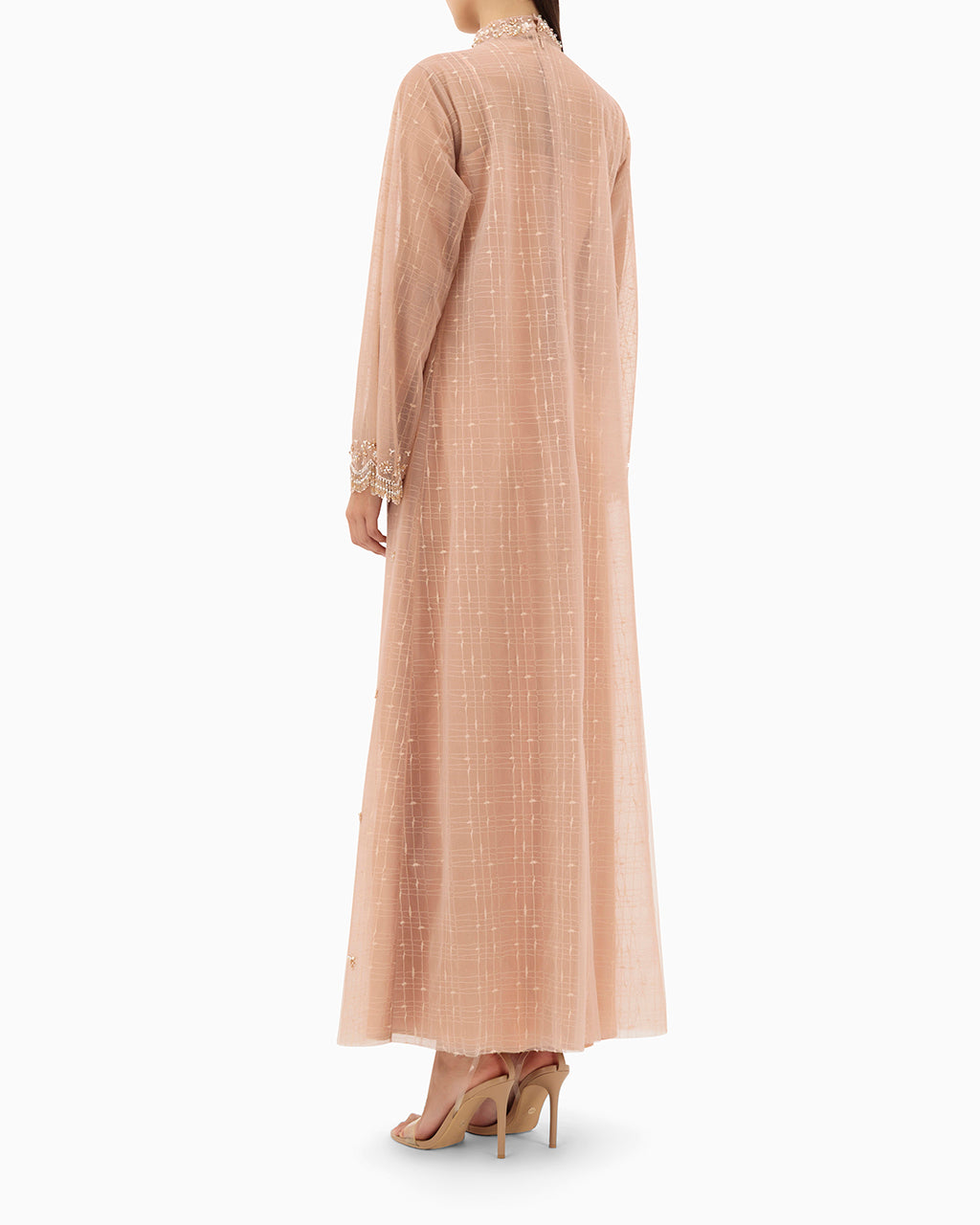 Model wears Dress | Nude Pink