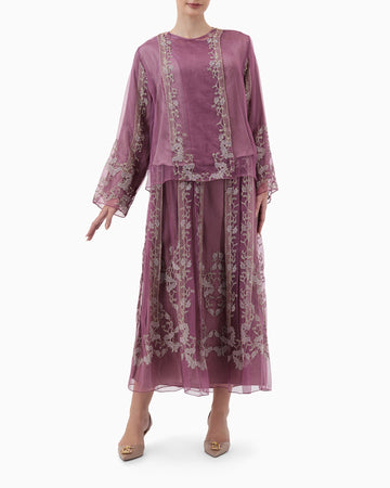 Zhora Top And Skirt | Purple
