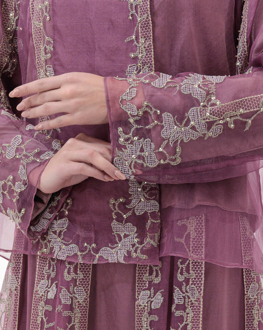 Zhora Top And Skirt | Purple