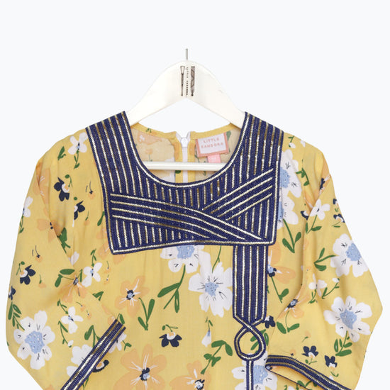 Model wears Classic Talli Yellow