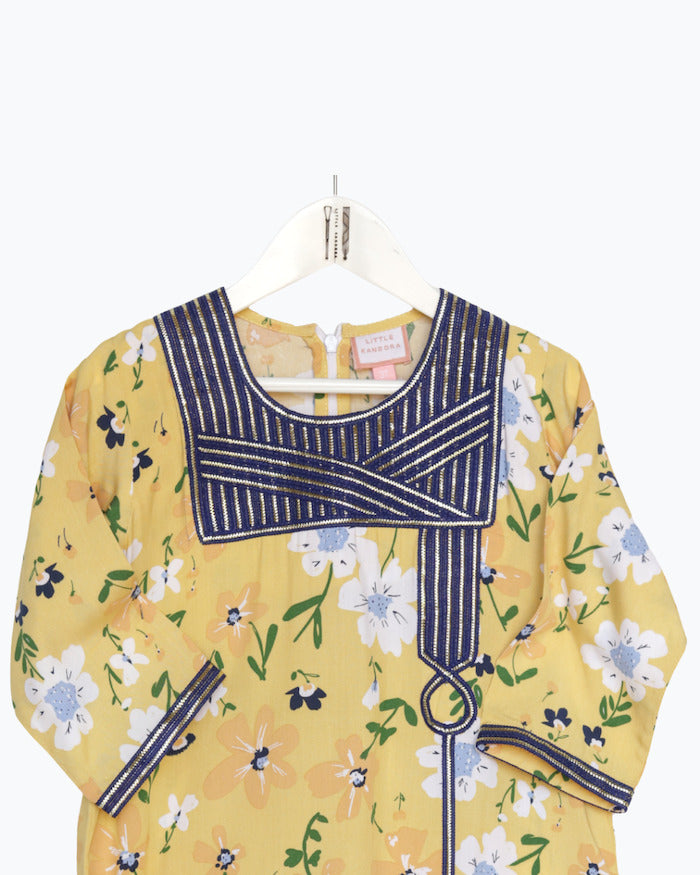 Model wears Classic Talli Yellow