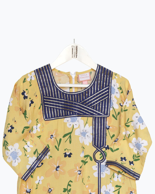 Model wears Classic Talli Yellow