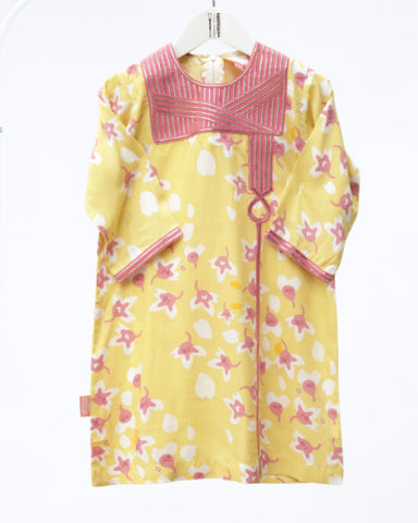 Yellow And Pink Floral Talli