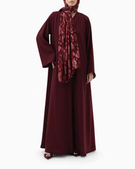 Abaya | Burgundy