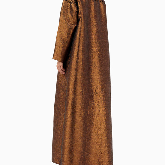 Model wears Abaya | Bronze