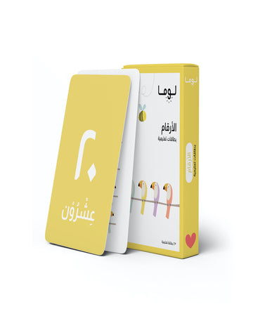 Numbers Flash Cards: Arabic
