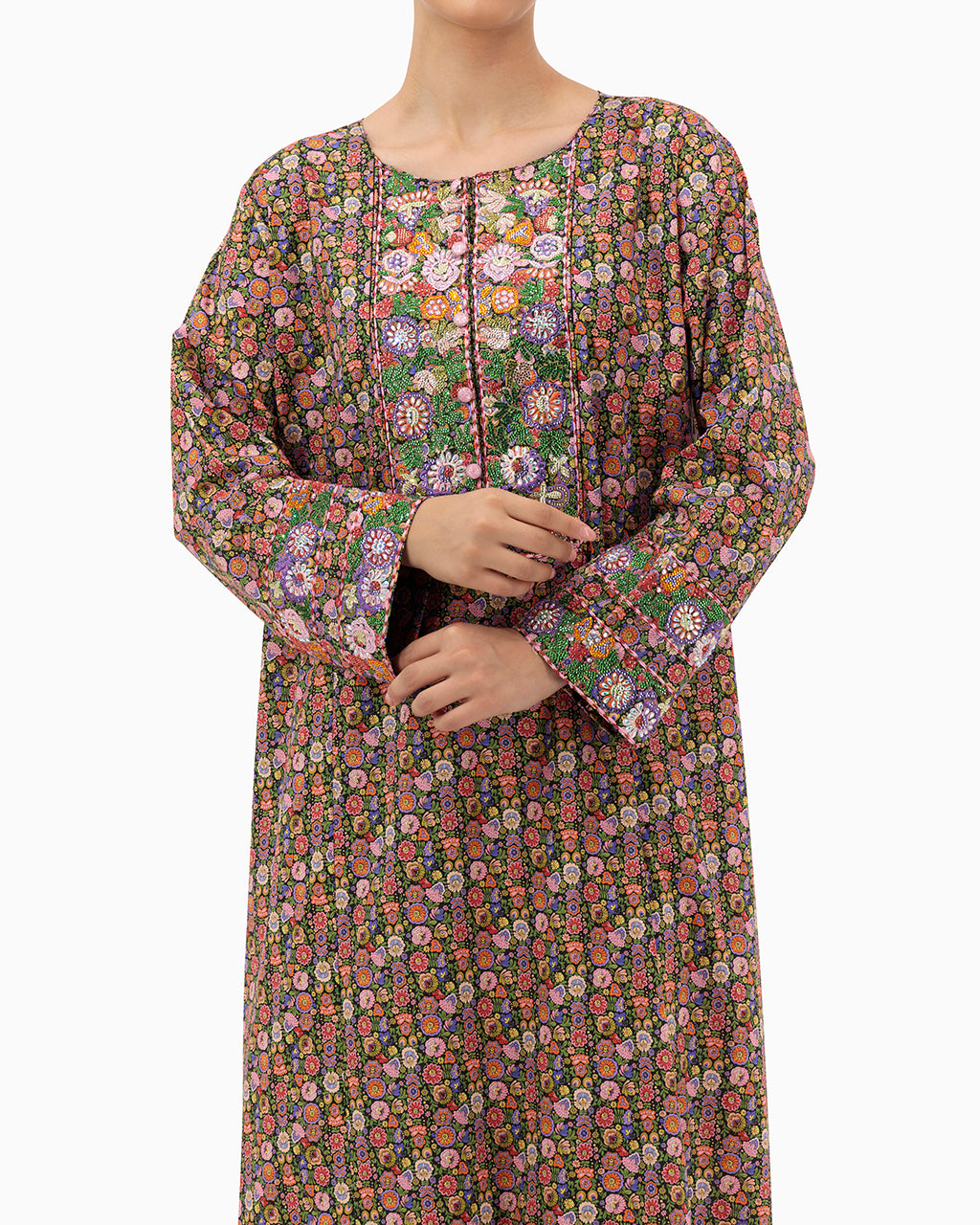 Model wears Eleven Pink