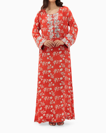 Model wears Eleven Red