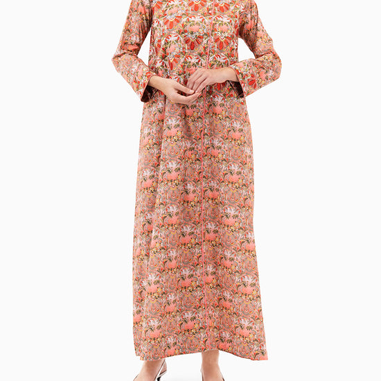 Model wears Overlap Pink Peache