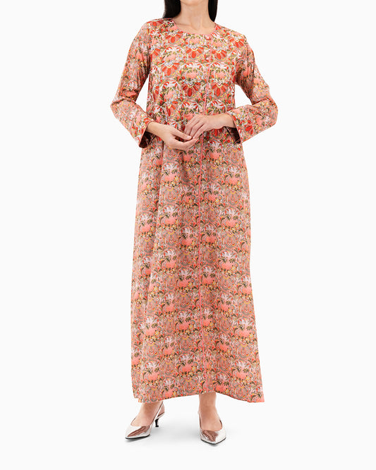 Model wears Overlap Pink Peache