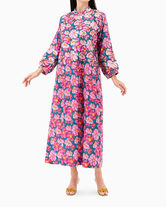 Kaftan | Pink and Teal