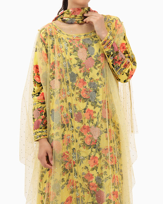 Mkhawar | Yellow with Thoub