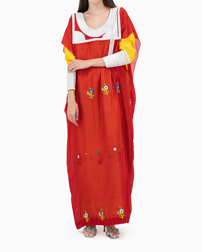 Yellow Talli With Red Thob