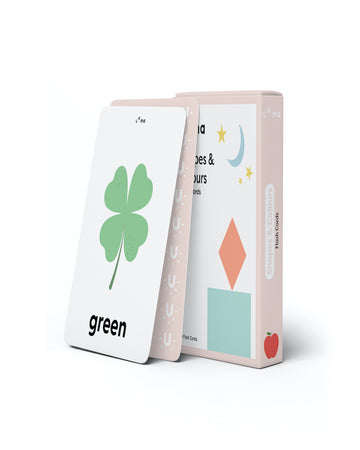 Shapes & Colors Flash Cards: English