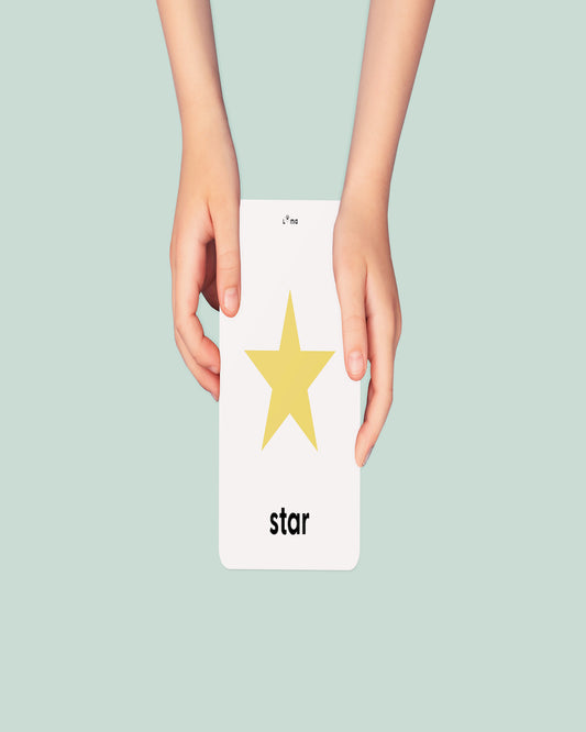 Shapes & Colors Flash Cards: English