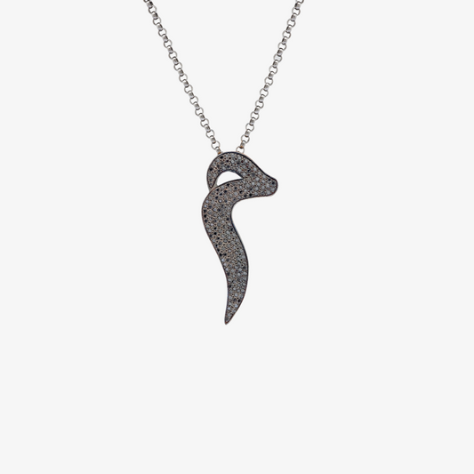 OULA - 18K Gold & Diamond Letter Pendant