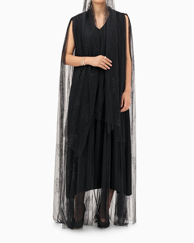 Patterned Wedding Abaya