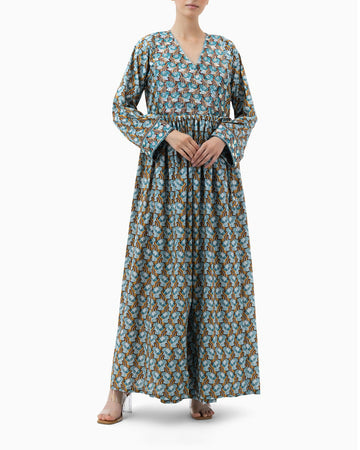 Kaftan | Turquoise with Tie